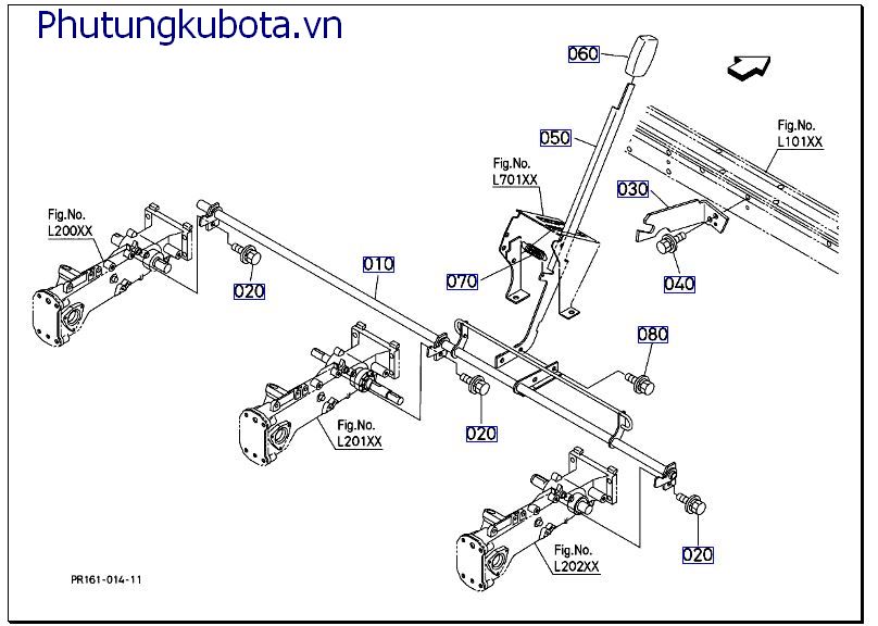 Cụm điều chỉnh lấy khóm mạ